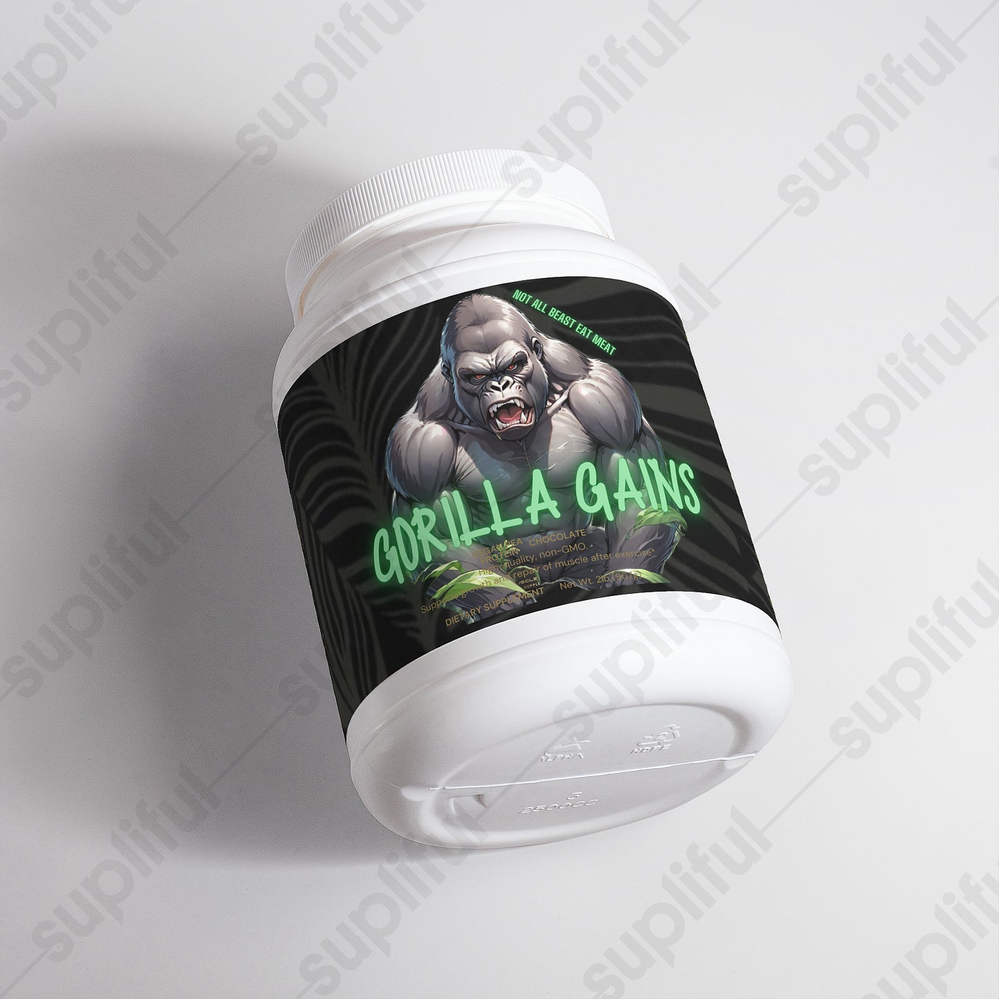 GORILLA GAINS Vegan Pea Protein Isolate (Chocolate)