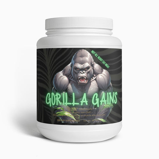 GORILLA GAINS Vegan Pea Protein Isolate (Chocolate)