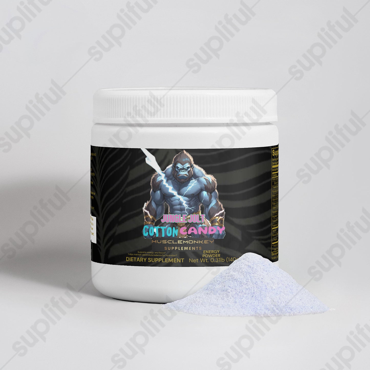 JUNGLE JOLT Energy Powder (Cotton Candy)
