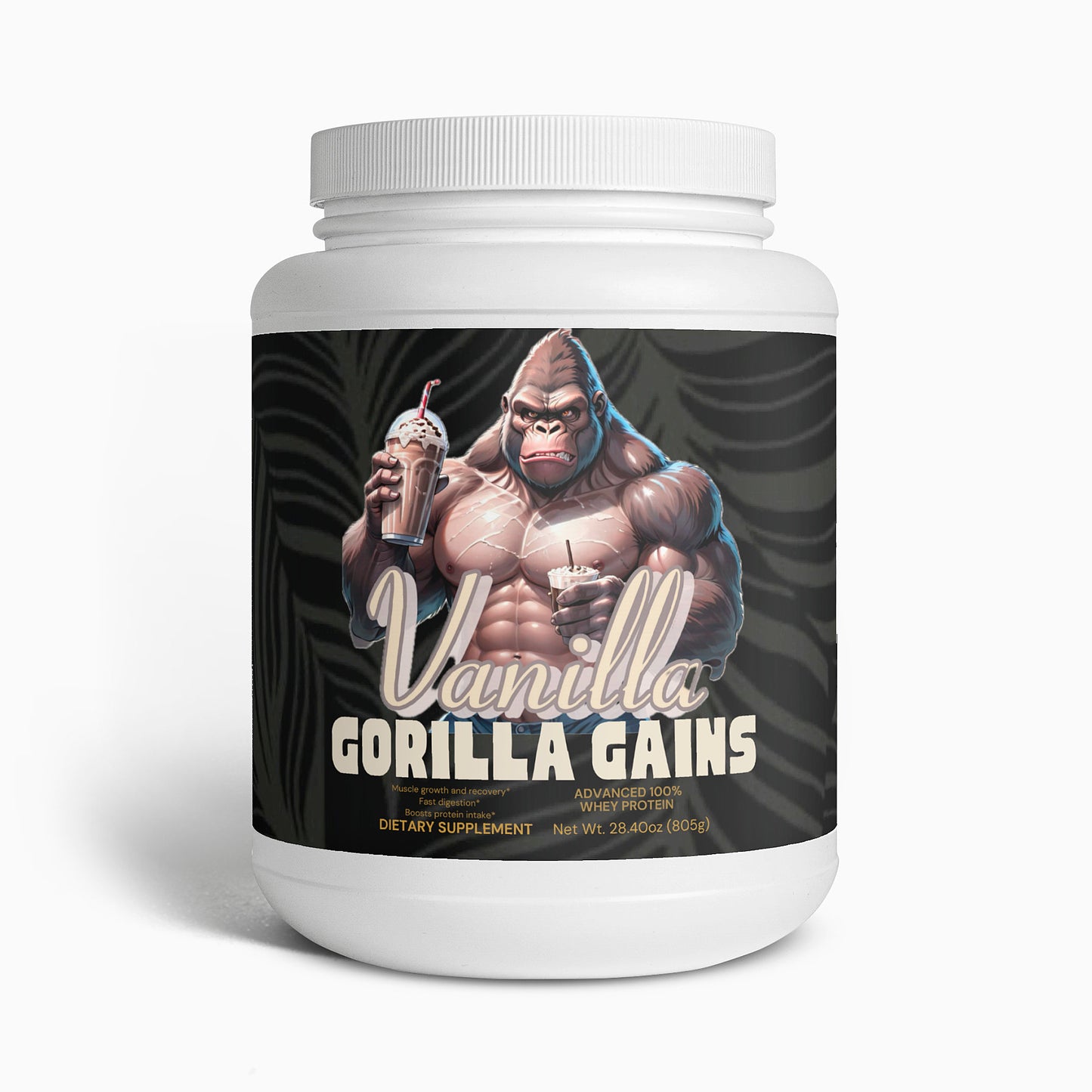 GORILLA GAINS Advanced 100% Whey Protein (Vanilla)