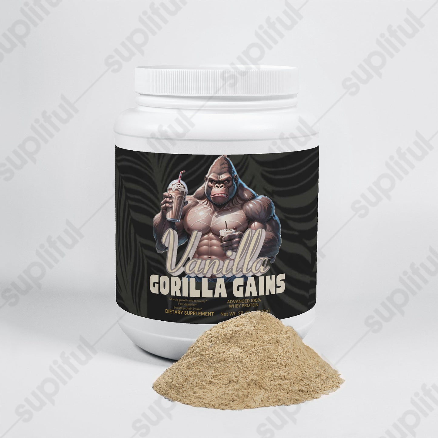 GORILLA GAINS Advanced 100% Whey Protein (Vanilla)