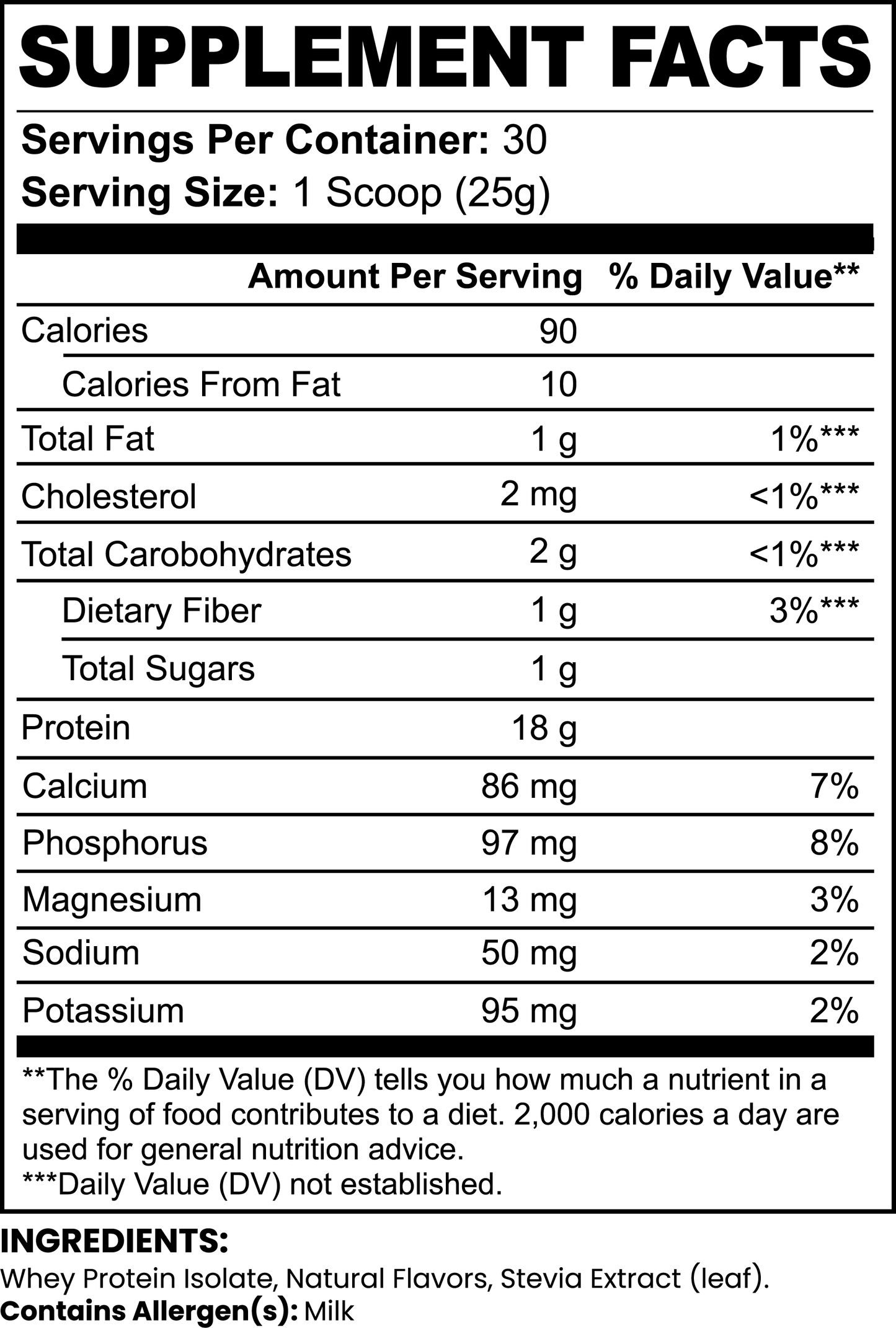 GORILLA GAINS Whey Protein Isolate (Chocolate)
