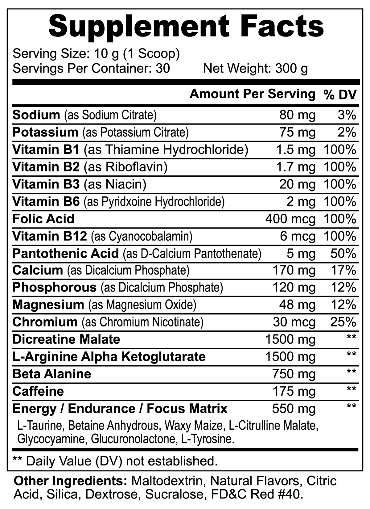 *BEST SELLER* GORILLA RAGE Pre-Workout Powder (Fruit Punch)