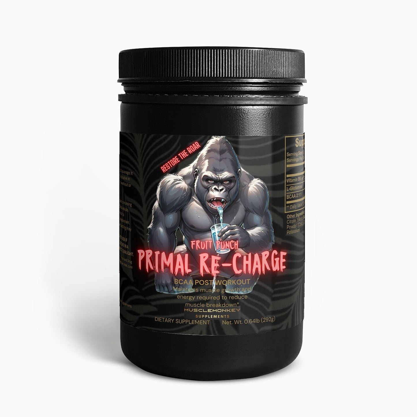 PRIMAL RE-CHARGE Post Workout Powder (Fruit Punch)